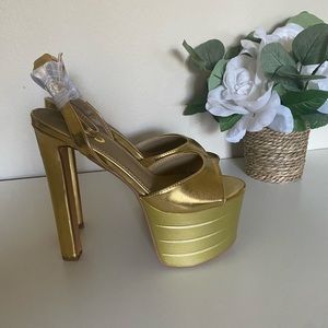 Ego gold heels
